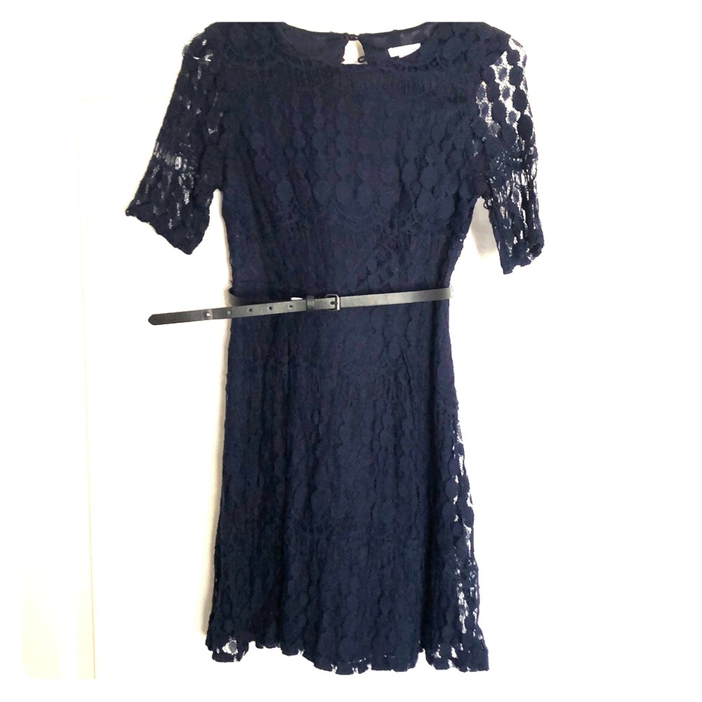 Short Navy Blue Dress